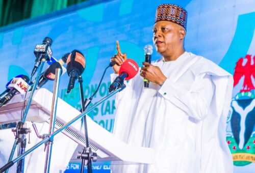 Shettima Takes Aim at Atiku, Obi as Tinubu’s Campaign Council Is Inaugurated Three Months Before Election